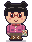 Mei, a PixelPath avatar in a pink cardigan