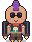 Rex, a PixelPath avatar with a purple mohawk and a jetpack